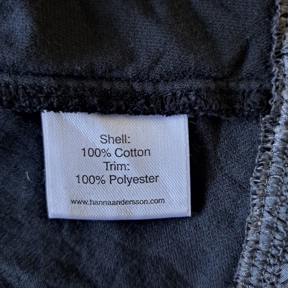 Hanna Andersson black velvety skirt size 100 (4) - Picture 3 of 3